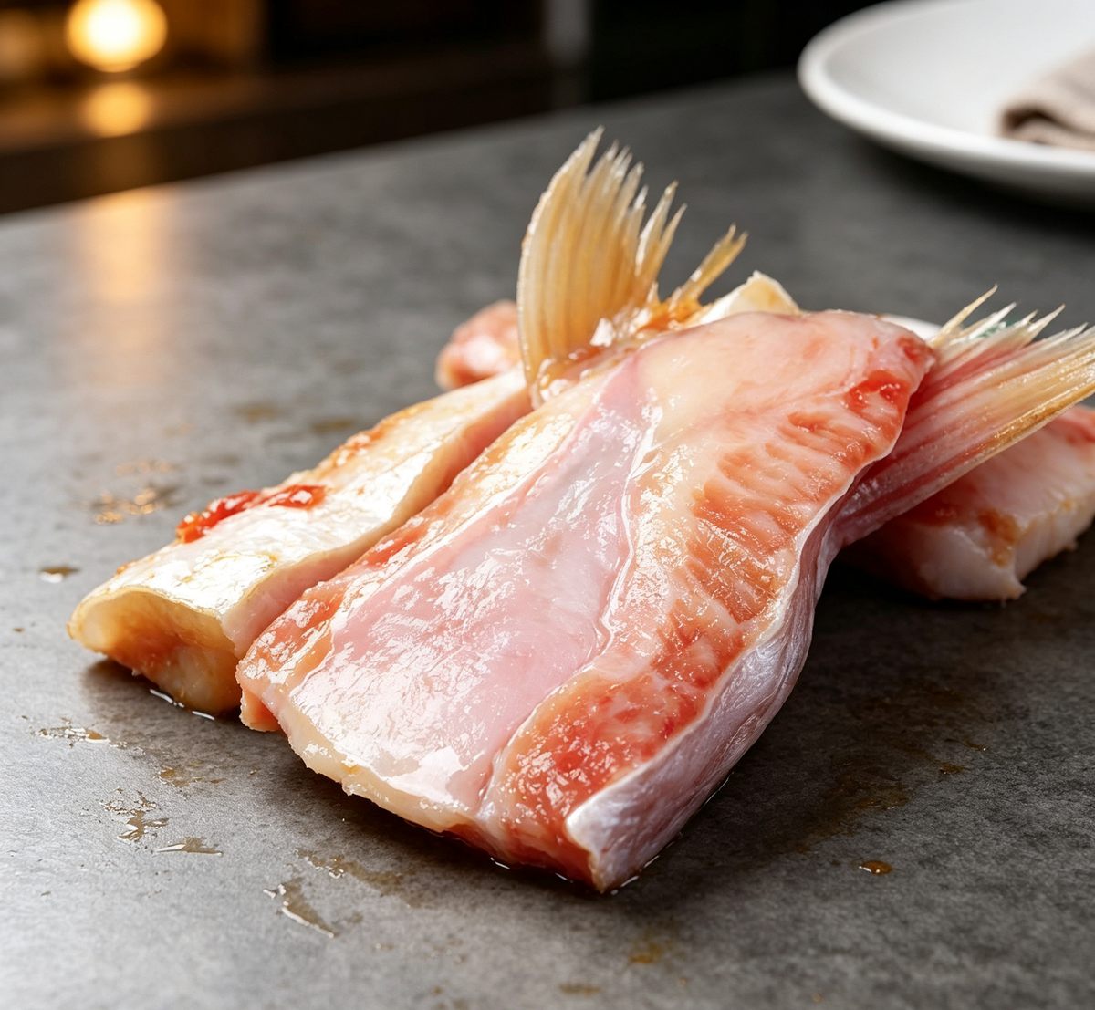 Fresh Basa Fish Fins