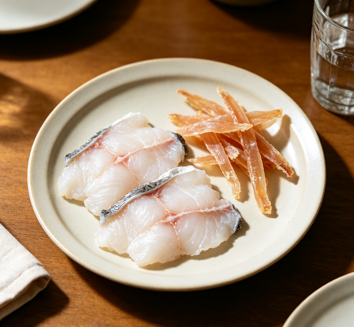 Fresh Crisp Grass Carp Slices