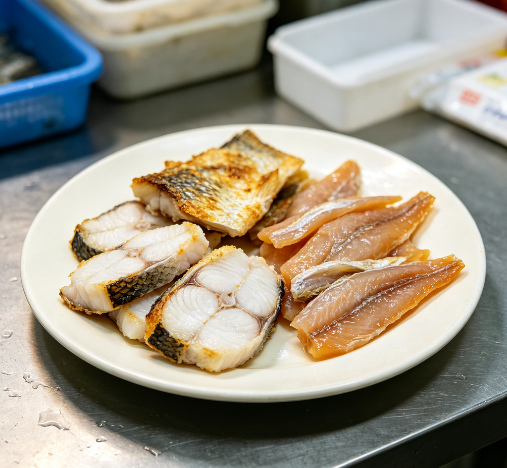 Fresh Crisp Grass Carp Slices