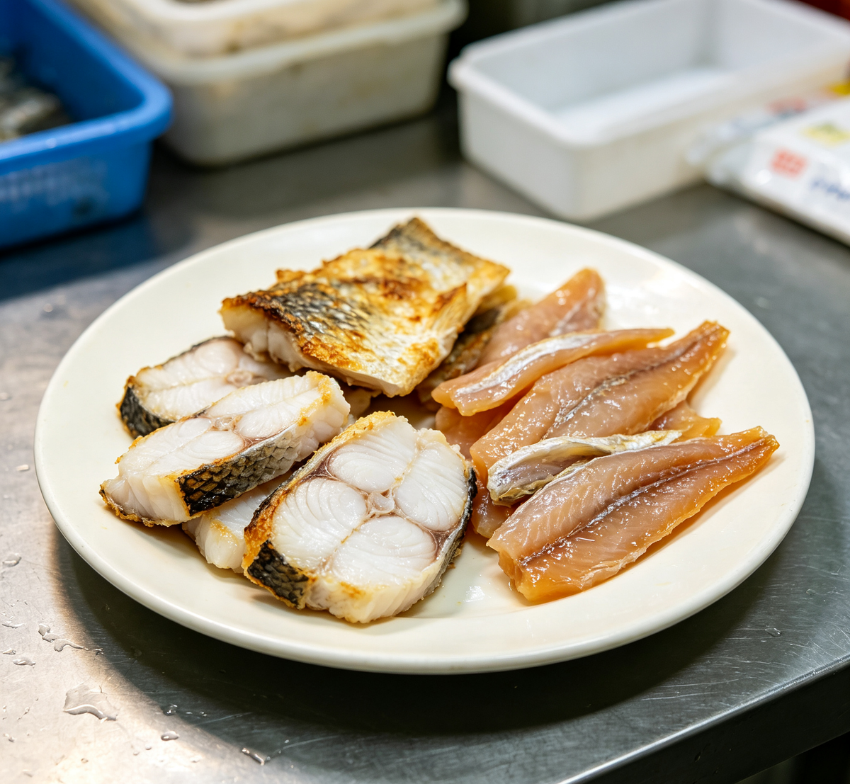 Fresh Crisp Grass Carp Slices