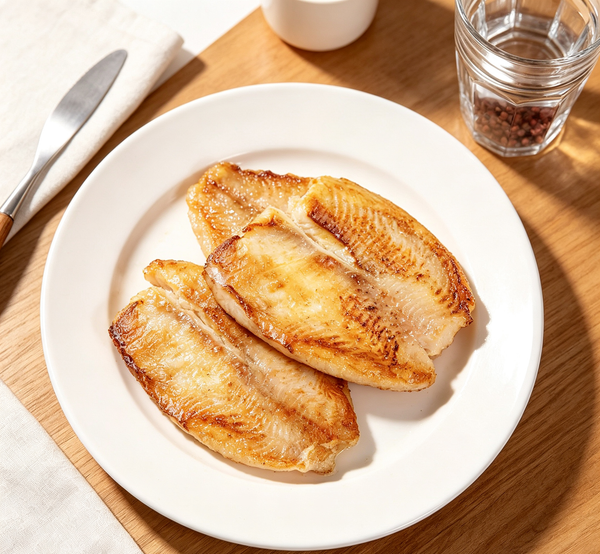Golden Pan-Seared Tilapia Fillets