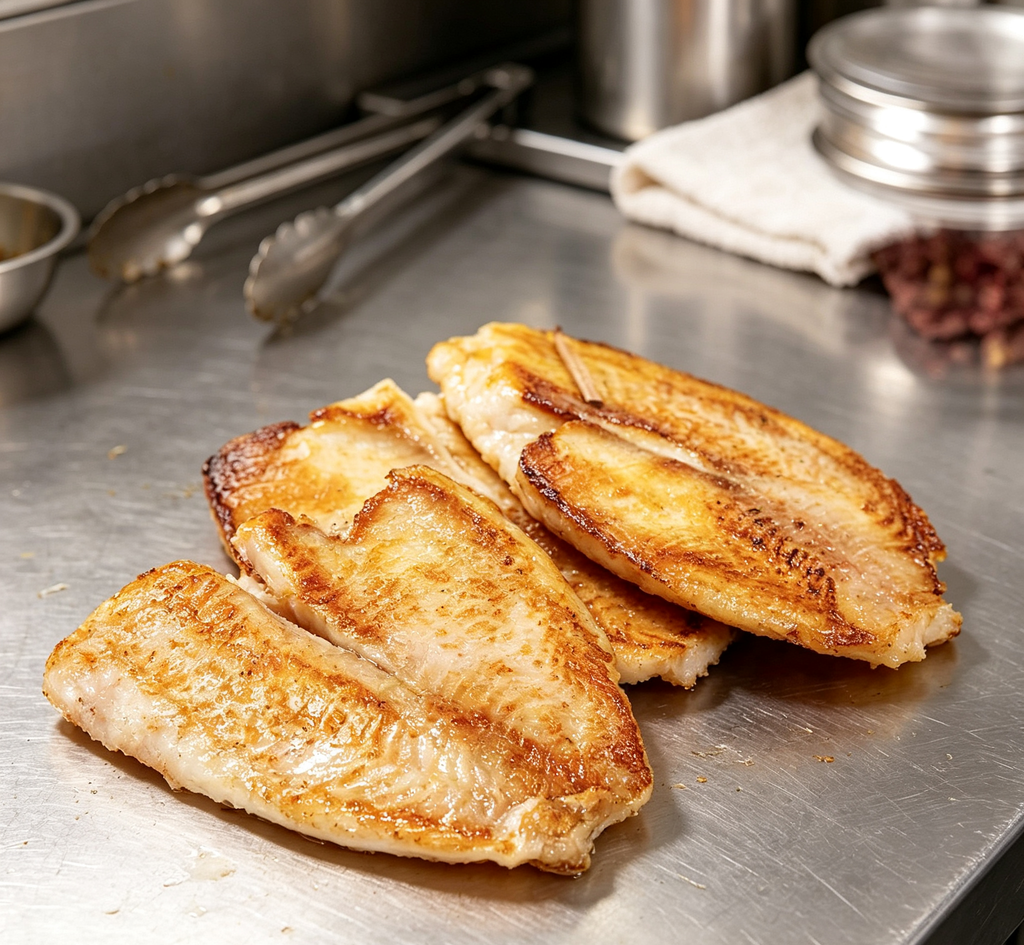 Golden Pan-Seared Tilapia Fillets